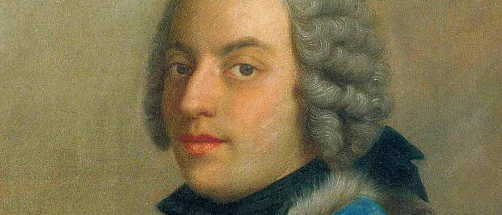 Francesco Algarotti gemalt von Jean-Étienne Liotard, 1745.