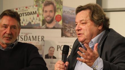 Jann Jakobs und Heinz Kleger.