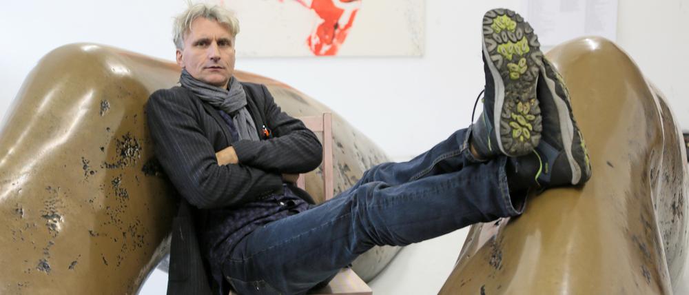 Taucht gerne in Fontane ab. Schauspieler Michael Gerlinger.