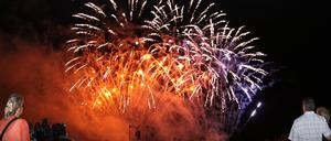 Die Feuerwerkersinfonie ist ein Spektakel für die Besucher. Foto: Manfred Thomas