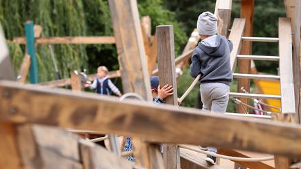 Der Spielplatz auf der Freundschaftsinsel zählt zu den beliebtesten in der Stadt.