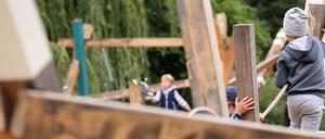 Der Spielplatz auf der Freundschaftsinsel zählt zu den beliebtesten in der Stadt.
