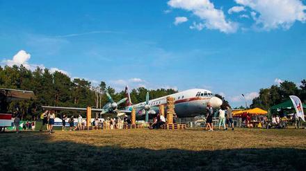 Vor 30 Jahren landetet die Maschine der Interflug auf dem Flugplatz in Borkheide.
