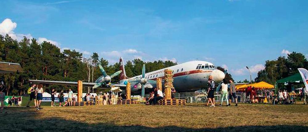 Vor 30 Jahren landetet die Maschine der Interflug auf dem Flugplatz in Borkheide.