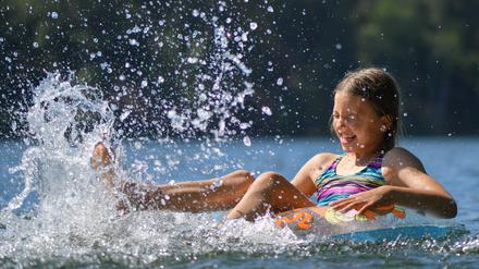 Die Wasserqualität der Brandenburger Badeseen ist durchweg gut.