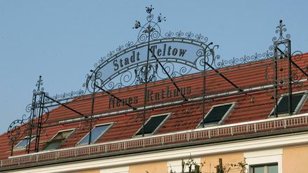 Das Rathaus auf dem Teltower Marktplatz.