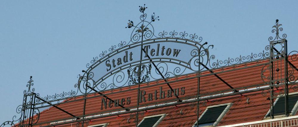Das Rathaus auf dem Teltower Marktplatz.