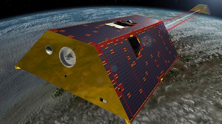 Doppelpack. Das Grace-Satellitentandem kreiste seit 2002 um die Erde.