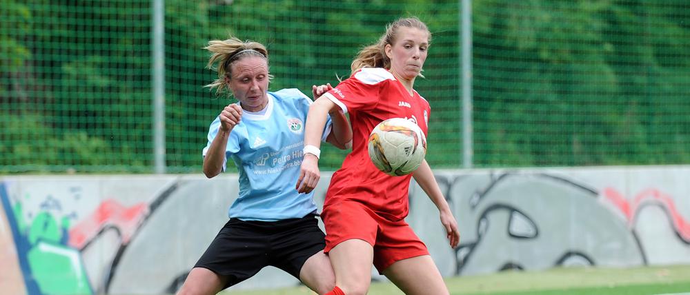 Treffsicher. Denise Simon (r.) war vorige Saison beste FSV-Torschützin.