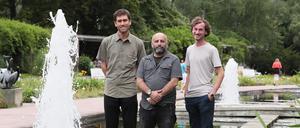 Zum ersten Mal hat das Localize-Festival Residenzkünstler eingeladen: Daniel Springer, Eitan Ben-Moshe, Koen Kievits (v.l.n.r.).