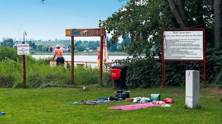 Das Strandbad in Werder. 