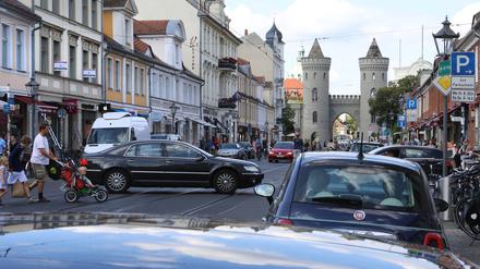 Sollte Potsdam die Innenstadt rund um die Brandenburger Straße bis 2024 zur autofreien Zone erklären, werden auch in der Friedrich-Ebert-Straße Autos und Motorräder verbannt und nur noch Fahrräder, E-Bikes und E-Roller erlaubt sein.