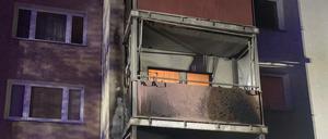 Brand am frühen Morgen im Wohngebiet Am Stern.