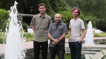 Die Localize-Residenzkünstler: Daniel Springer, Eitan Ben Moshe, Koen Kievits