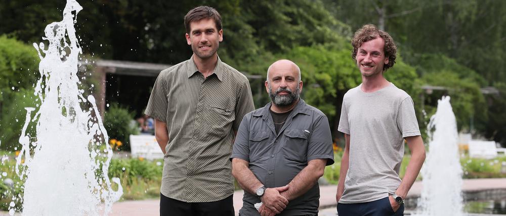 Die Localize-Residenzkünstler: Daniel Springer, Eitan Ben Moshe, Koen Kievits