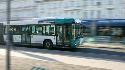 Eine Passagierin eines Potsdamer Linienbusses ist am Dienstagmorgen leicht verletzt worden.