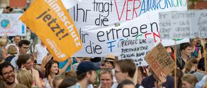 So sah die Fridays for Future-Demonstration in Potsdam am 31. August aus - kurz vor der Landtagswahl.