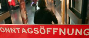 Am 2. und 4. Adventssonntag sollen die Läden öffnen dürfen, wenn es nach der Stadt geht. 