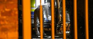 Die tödlichen Schüsse auf einen 58-Jährigen sollen in einem Hinterhof in Werder (Havel) gefallen sein.