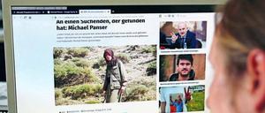 Auf mehreren Internetseiten wird an den Potsdamer erinnert.