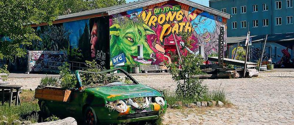 Freiland. Das Jugendkulturzentrum wird von der Stadt gefördert.