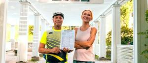 Andrea Sawatzki und Christian Berkel als Stefanie und Bertram.