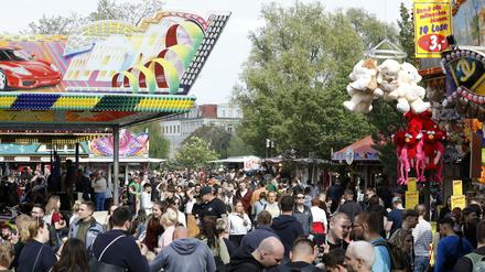 Die Festmeile auf dem Baumblütenfest.