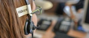 Eine Mitarbeiterin der Potsdamer Telefonseelsorge.