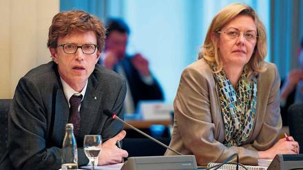 Distanz. Das Verhältnis zwischen Heike Fölster und Flughafenchef Lütke Daldrup gilt als eher kühl.