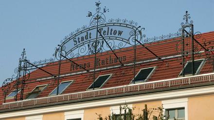 Das Rathaus in Teltow. 