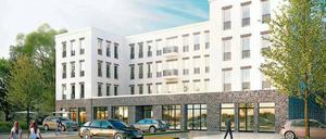 Es entsteht ein neues Quartier mit Wohnungen, Bürogebäuden und einer Kita.
