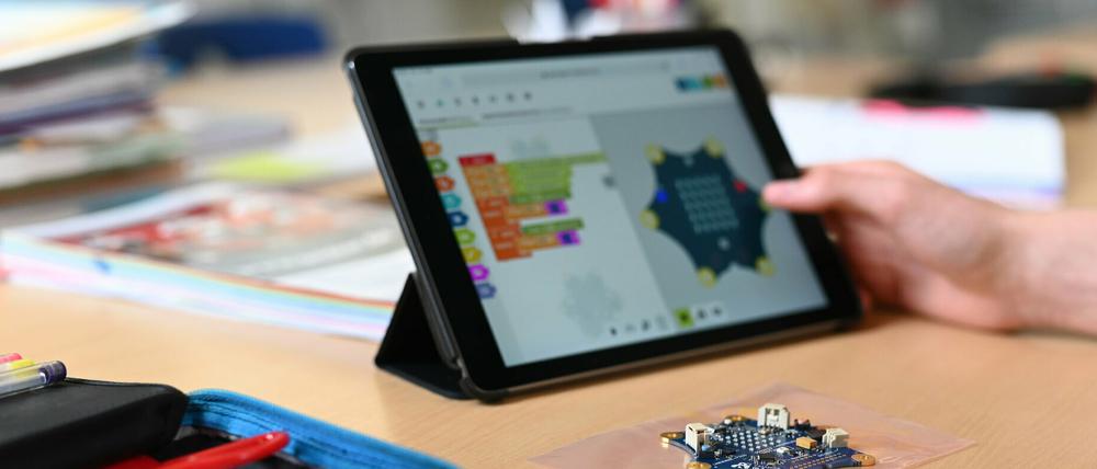 9,5 Millionen Euro sollen aus dem Digitalpakt an Potsdamer Schulen gehen (Symbolfoto).