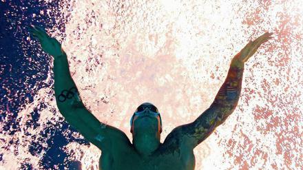 Viele Weltstars machen bei der ISL mit – wie US-Mann Caeleb Dressel, 13 facher WM-Goldmedaillengewinner.