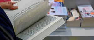 Bücherblättern.