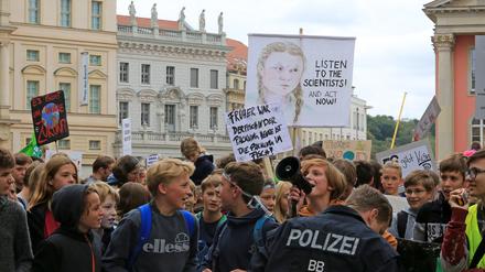 Am 20. September waren Tausende in Potsdam gegen den Klimawandel auf die Straße gegangen.