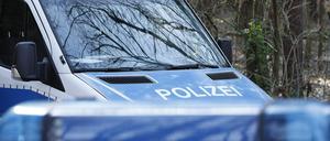 Polizei im Einsatz.