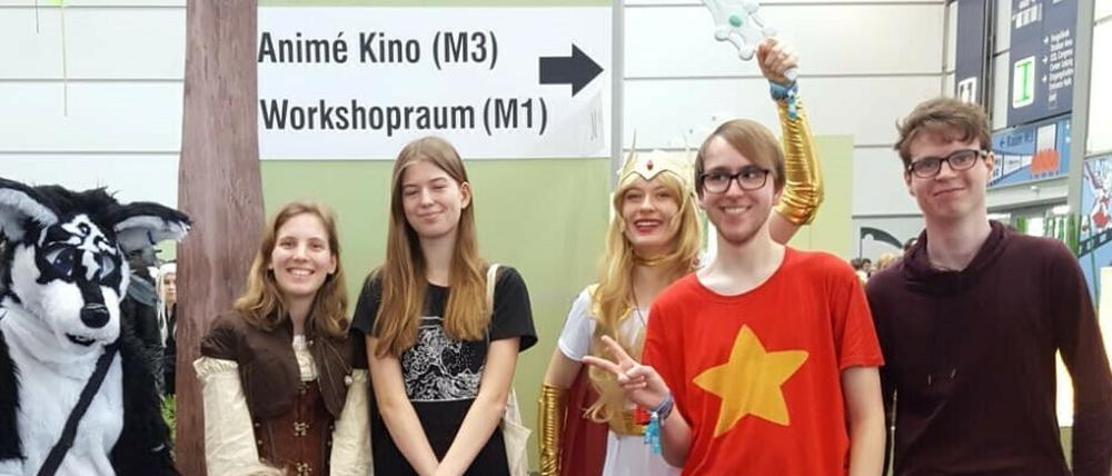 Manga- und Anime-Fans stecken besonders viel Zeit in ihre Leidenschaft. Bisweilen verkleiden sie sich auch als Manga-Figuren wie bei dieser Anime-Convention.