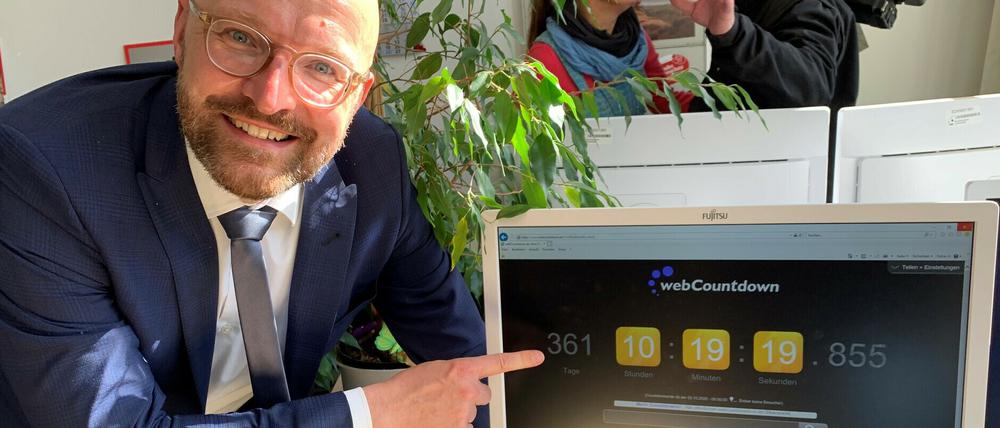 Am 7. Oktober 2019 wurder der Countdown für das Fest zum 30. Jahrestag der deutschen Einheit gestartet.