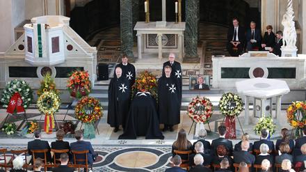 Trauergottesdienst für den ehemaligen Superintendenten Joachim Zehner in der Potsdamer Friedenskirche.