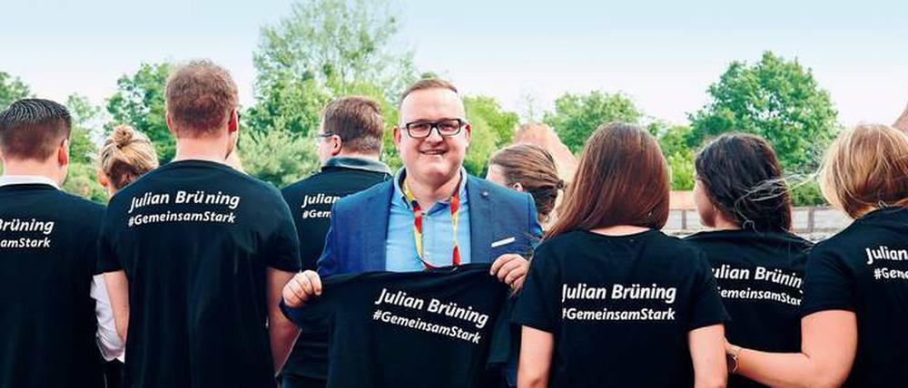 Auf der Landesliste setzte sich Julian Brüning gegen Dieter Dombrowski durch. 