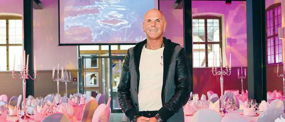  René Dost in seinem neuen Restaurant Kutschstallensemble.