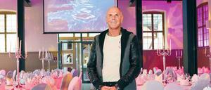  René Dost in seinem neuen Restaurant Kutschstallensemble.