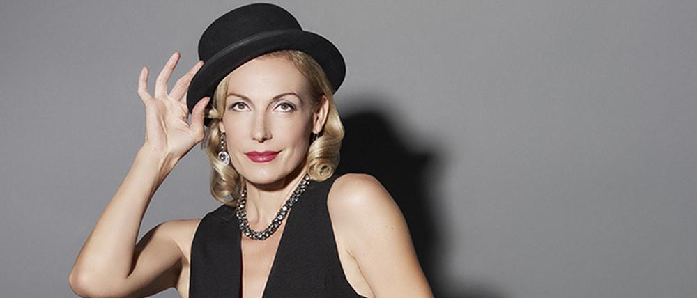 Ute Lemper im Marlene-Dietrich-Look.