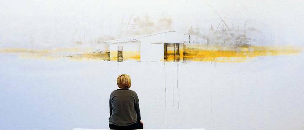 Die Künstlerin Gabriele Worgitzki war auf der Suche nach einer Atelieretage und hat sich unweigerlich mit Exposés und ihrer Wirkung auseinandersetzen müssen. 
