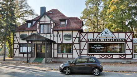 Zentral gelegen, aber leer. Die Zukunft der "Waldschänke" ist seit Jahren ungewiss.