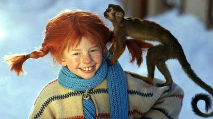 Inger Nilsson 1968 als Pippi Langstrumpf.