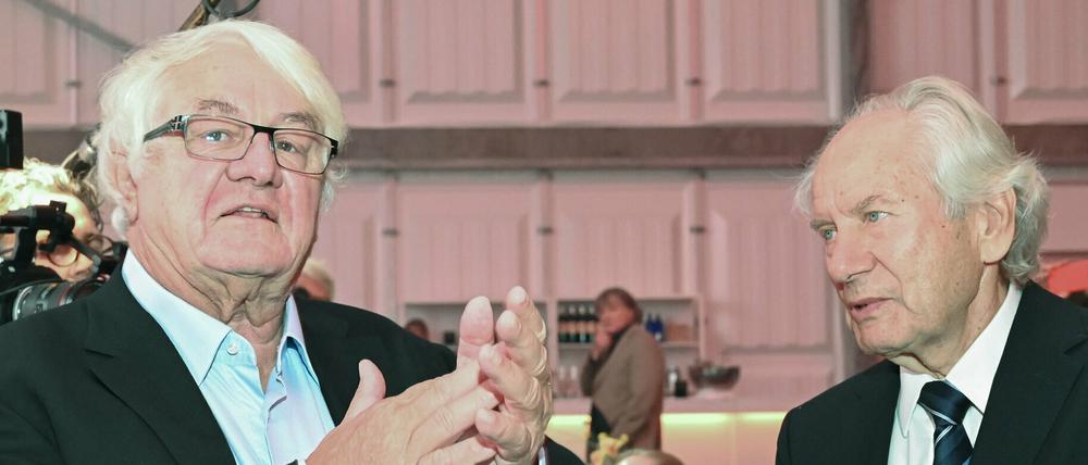 Hasso Plattner mit dem Festredner August-Wilhelm Scheer. 