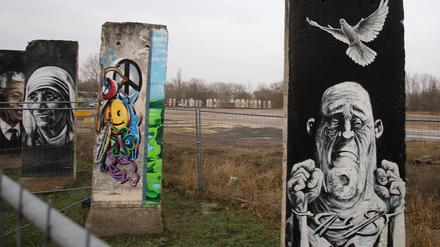 Alte Mauerteile am Teltowkanal.