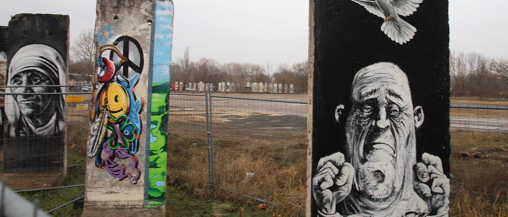 Alte Mauerteile am Teltowkanal.