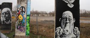 Alte Mauerteile am Teltowkanal.